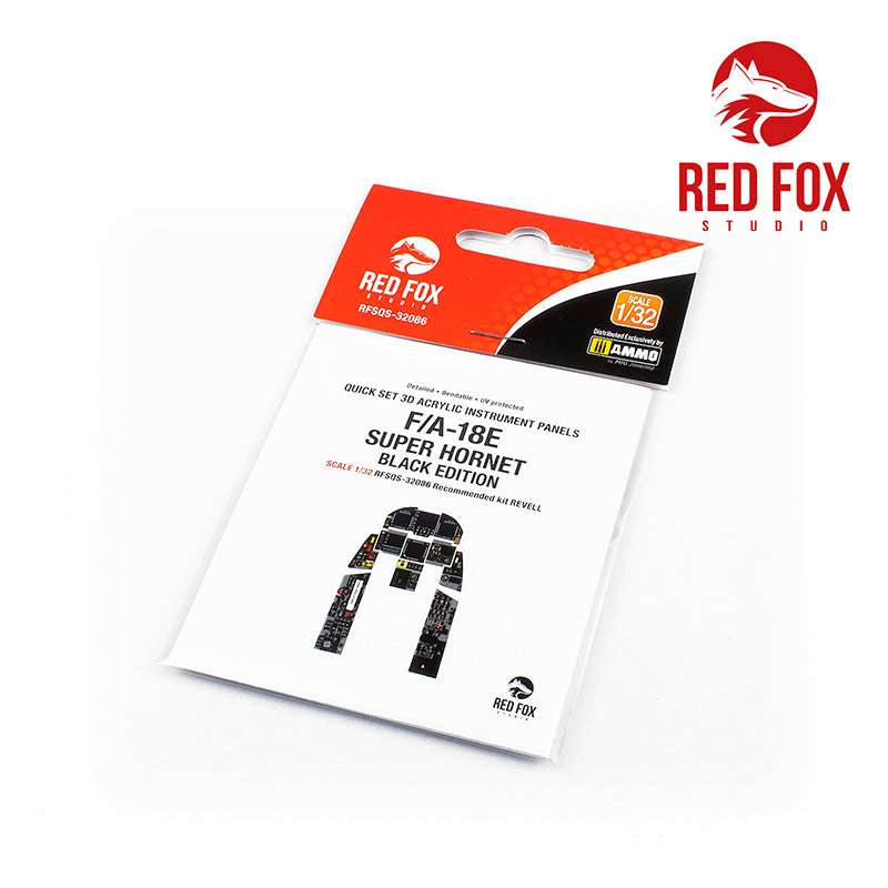 Boeing F/A-18E Super Hornet BE Quick Set 3D Acrylic Instrument Panel (designed to be used with Revell kits)