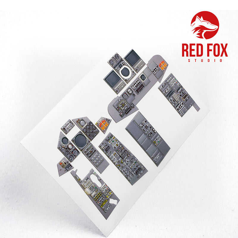 Panavia Tornado ECR Quick Set 3D Acrylic Instrument Panel (designed to be used with Revell kits)