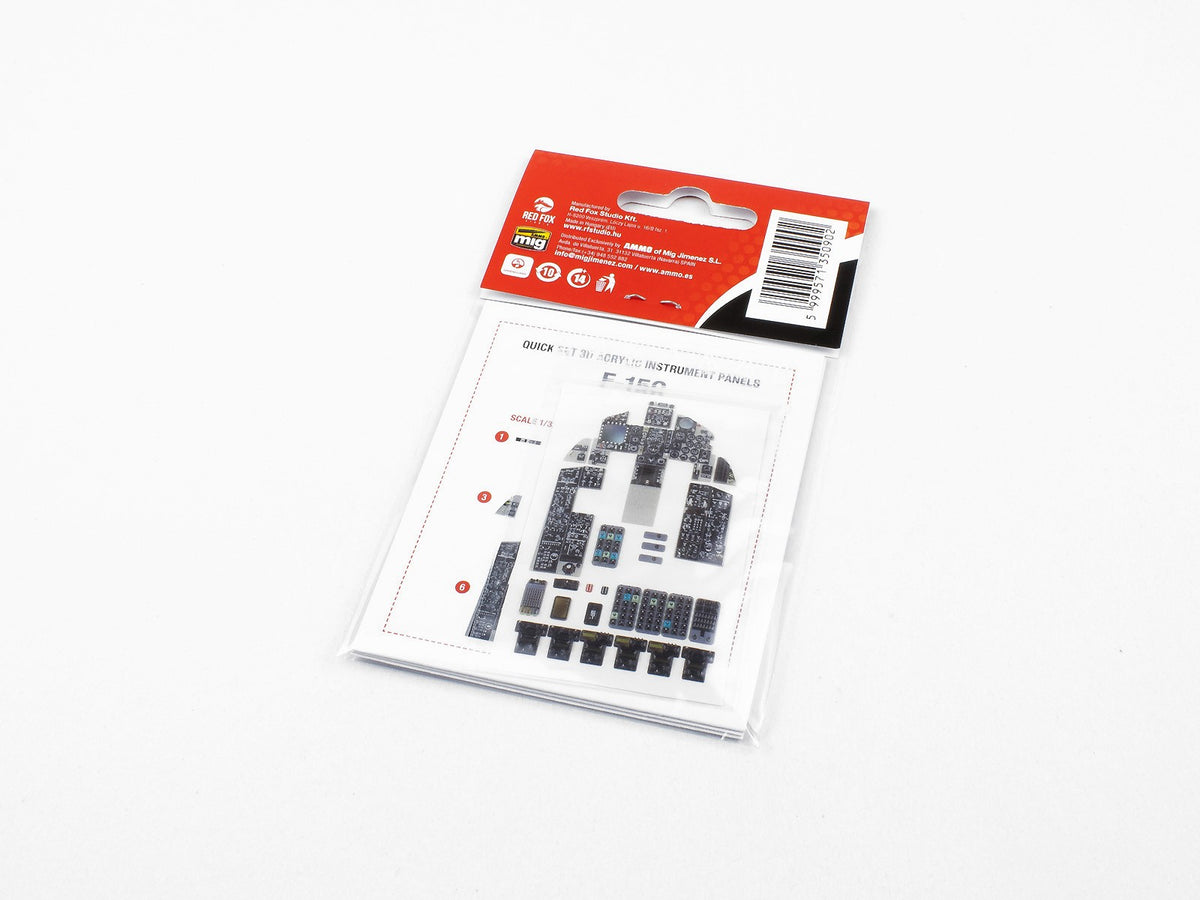 McDonnell F-15C Eagle Quick Set 3D Acrylic Instrument Panel (designed to be used with Tamiya kits)
