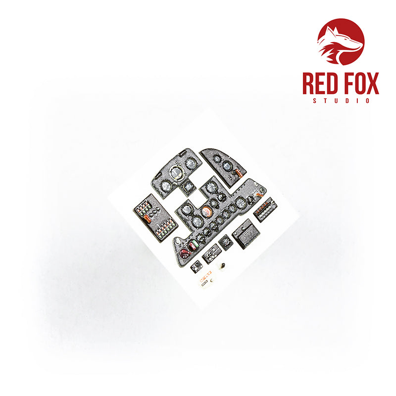 Nakajima Ki-84 (KO) Quick Set 3D Acrylic Instrument Panel (designed to be used with Hasegawa kits)