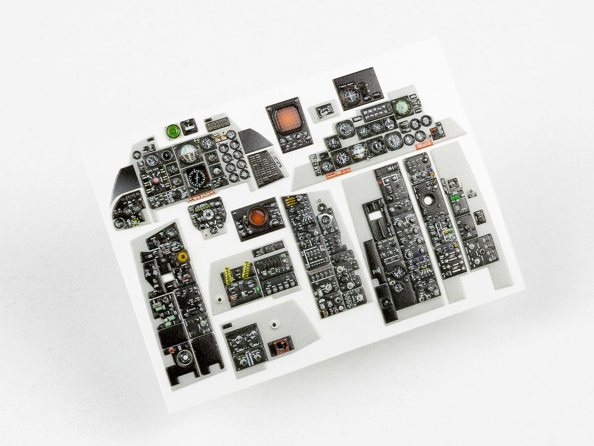 McDonnell F-4E Phantom II 3D Acrylic Instrument Panel (designed to be used with Academy kits)