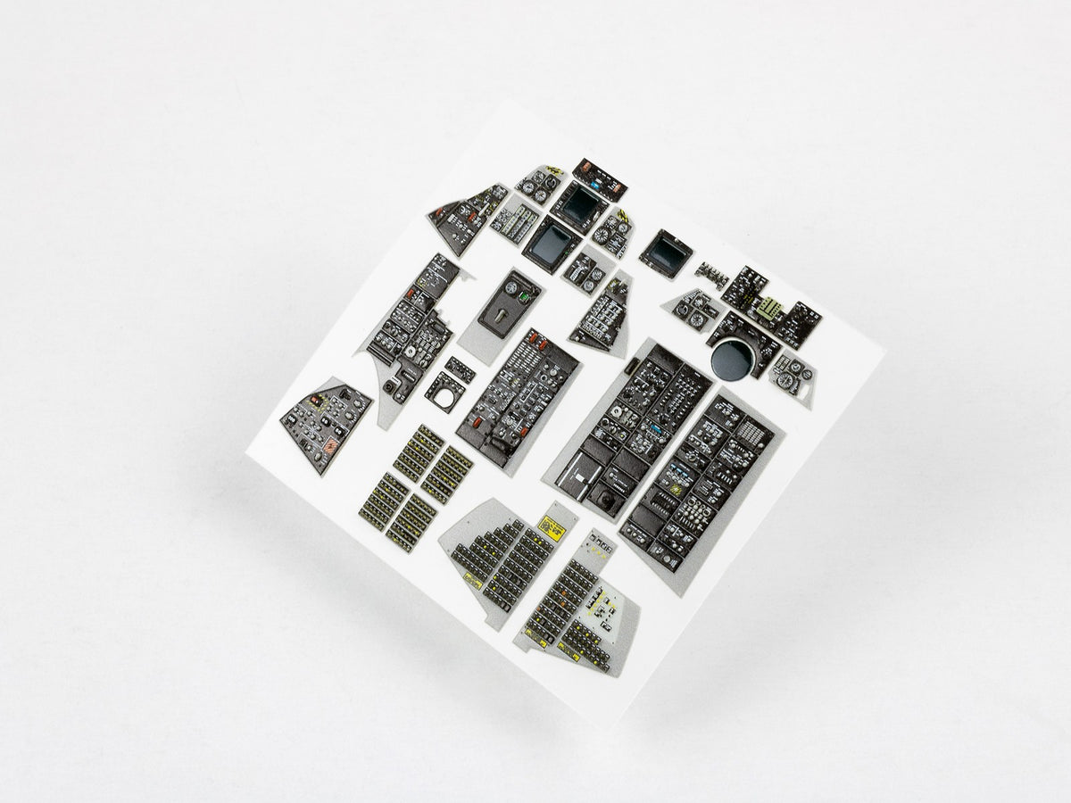 Grumman F-14A Tomcat 3D Acrylic Instrument Panel (designed to be used with Trumpeter kits)