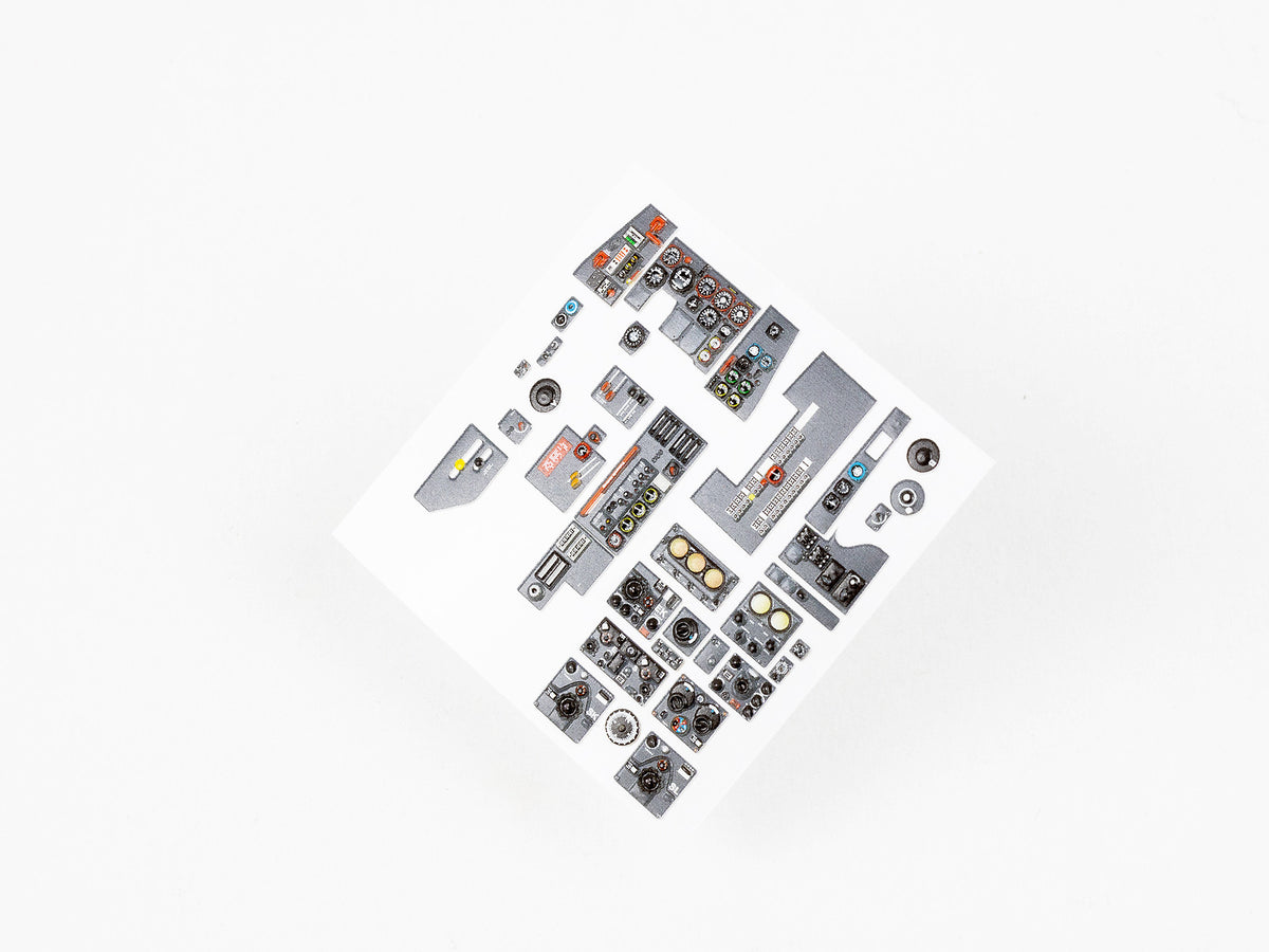 Heinkel He-219A-5/A-7 UHU 3D Acrylic Instrument Panel (designed to be used with Revell kits)
