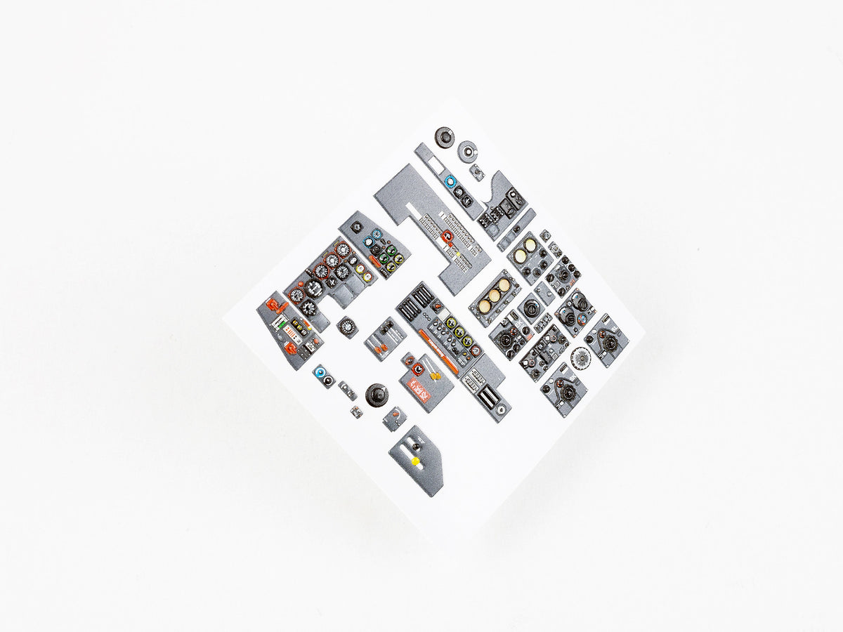 Heinkel He-219A-5/A-7 UHU 3D Acrylic Instrument Panel (designed to be used with Revell kits)