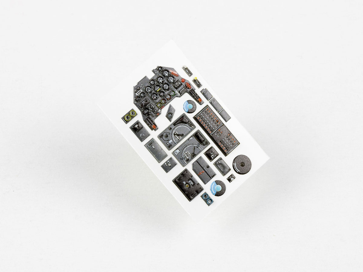 Junkers Ju-87G-1/Ju-87G-2 'Stuka' 3D Acrylic Instrument Panel (designed to be used with Border Model kits)