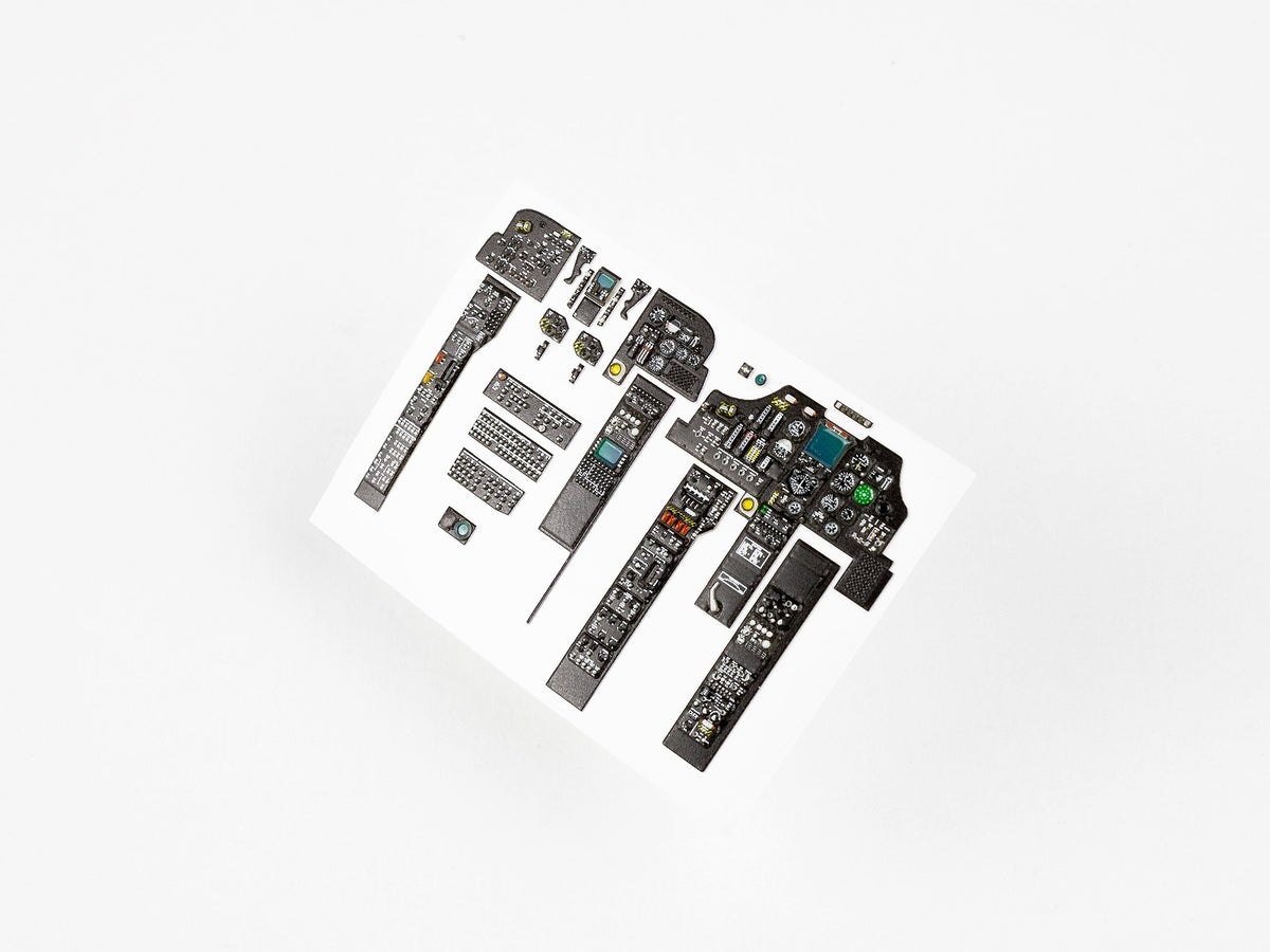Bell/Boeing AH-64A Apache 3D Acrylic Instrument Panel (designed to be used with Academy kits)