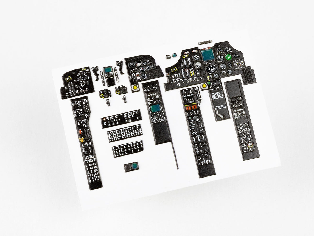 Bell/Boeing AH-64A Apache 3D Acrylic Instrument Panel (designed to be used with Academy kits)