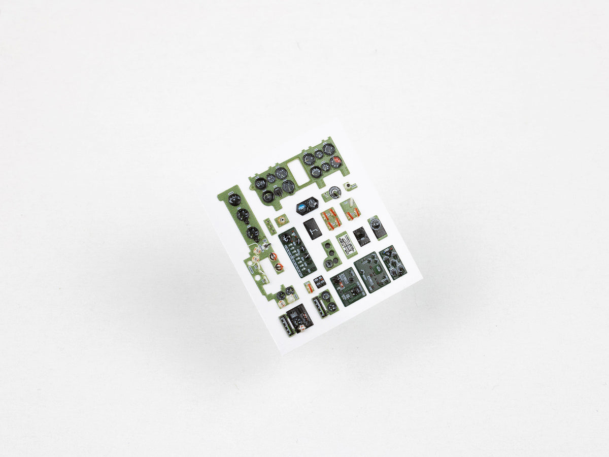 Mitsubishi A6M2 Zero Type 21 3D Acrylic Instrument Panel (designed to be used with Border Model kits)