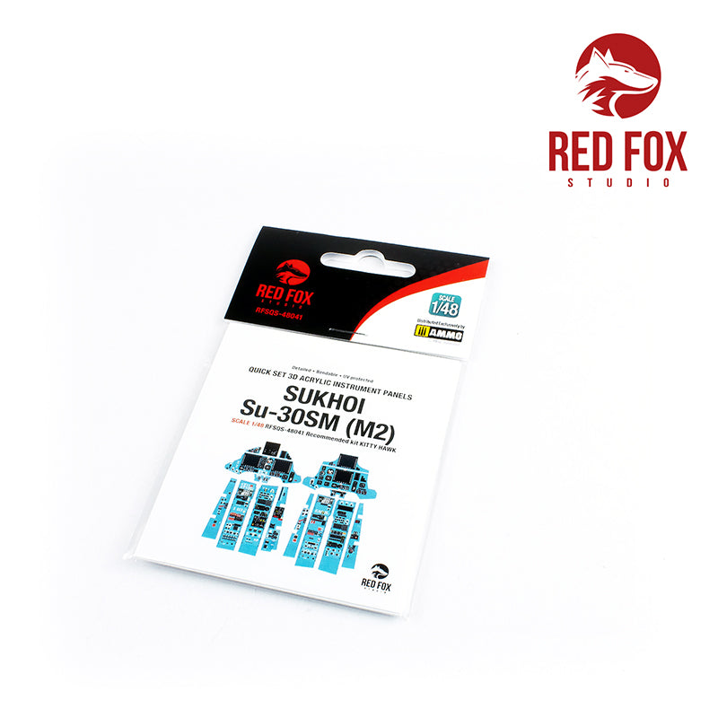Sukhoi Su-30SM (M2) Quick Set 3D Acrylic Instrument Panel (designed to be used with Kitty Hawk Models Models and Zimi Model kits)