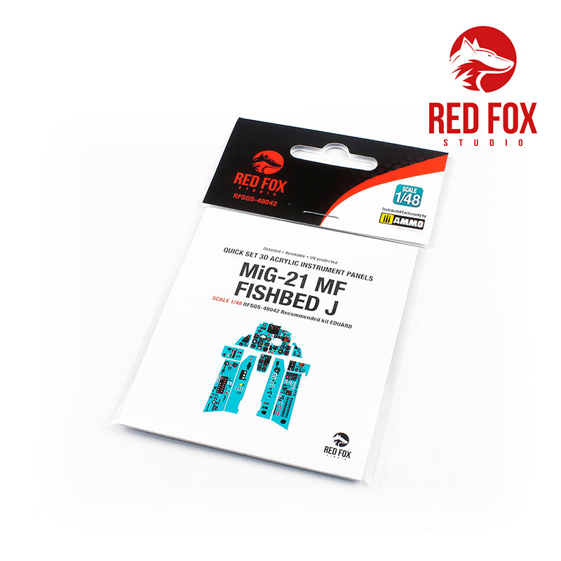 Mikoyan MiG-21MF Fishbed J Quick Set 3D Acrylic Instrument Panel (designed to be used with Eduard kits)