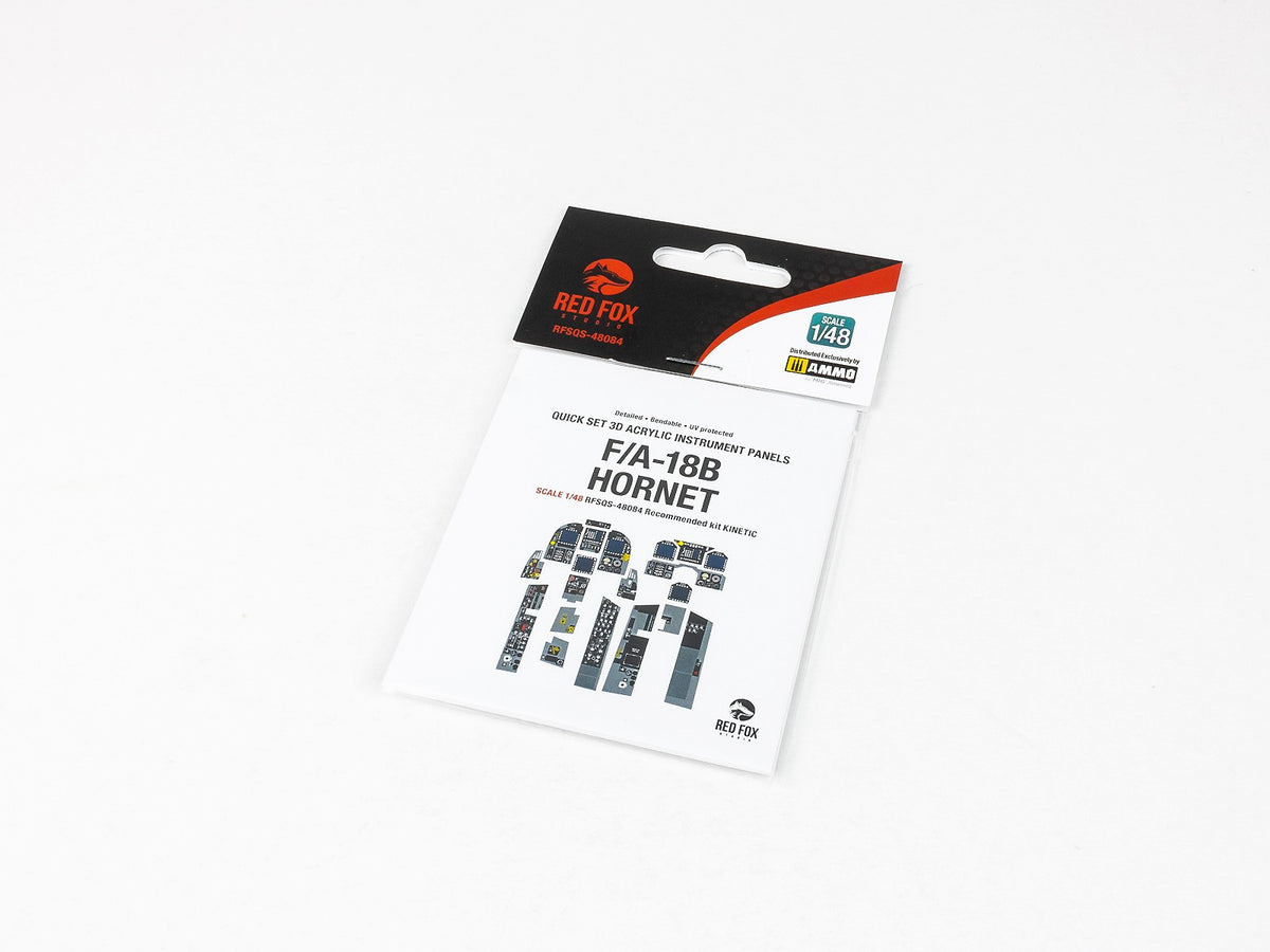 McDonnell-Douglas F/A-18B Hornet 3D Acrylic Instrument Panel (designed to be used with Kinetic Model kits)