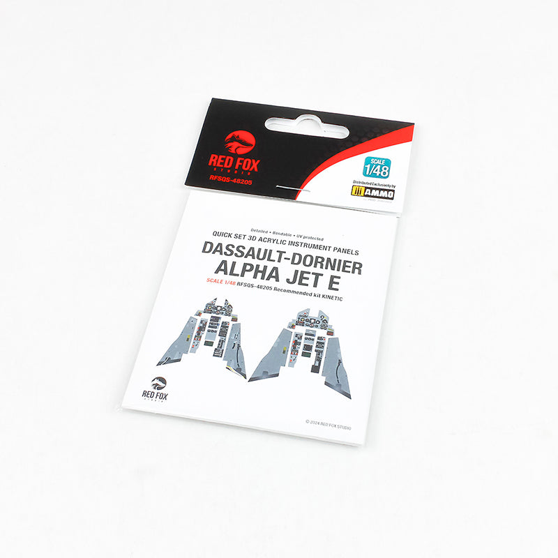 Dassault-Dornier Alpha Jet E 3D Acrylic Instrument Panel (designed to be used with Kinetic Model kits)