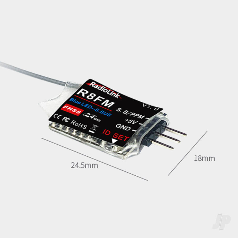 RadioLink R8FM 2.4GHz 8-Channel Mini Receiver RLKR081006 1