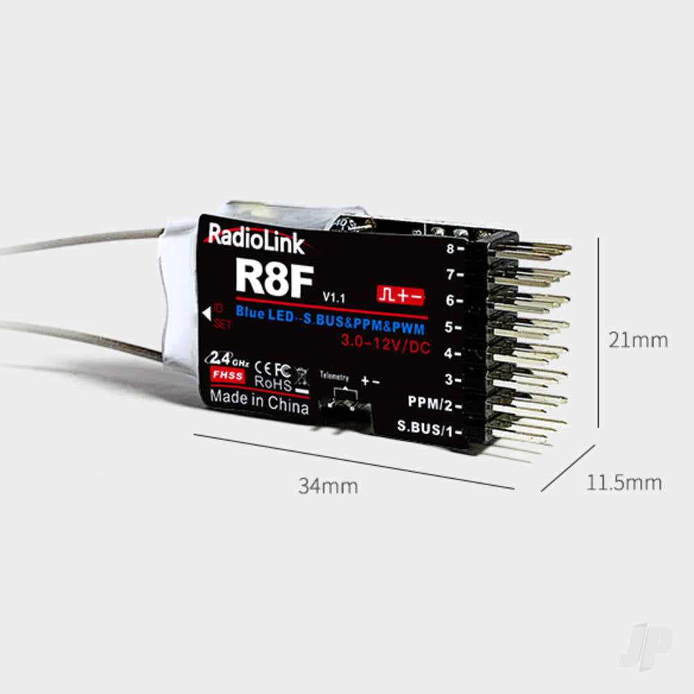 RadioLink R8F 2.4GHz 8-Channel Receiver RLKR081007 1