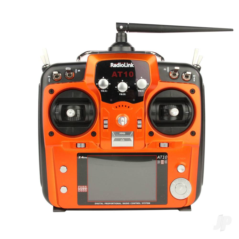 RadioLink AT10II 2.4GHz 12-Channel Transmitter with Receiver (Orange) RLKT121006 Main