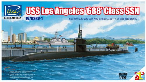 USS Los Angeles '688' Class SSN with DSRV-1