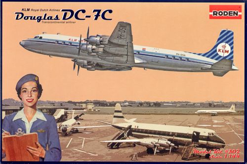 Douglas DC-7C Royal Dutch Airlines (KLM).