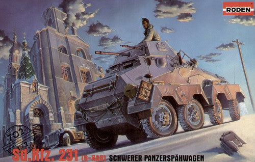 Roden German Army SdKfz 231 Armoured Car PKROD702