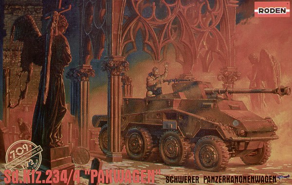 Roden German Army SdKfz 234/4 Armoured Car PKROD709