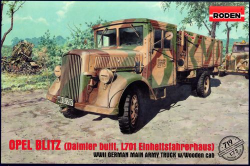Opel Blitz (Daimler-Benz L701) with Wooden Cab