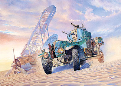Roden Roden British 1920 Pattern Mk II Armoured Car w/Sand Tyres PKROD734