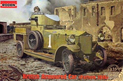 Roden Roden British R-R 1914 Pattern Armoured Car PKROD803