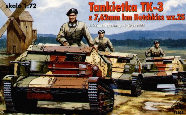 Tankietka TK-3 with 7,62mm Hotchkiss wz.25