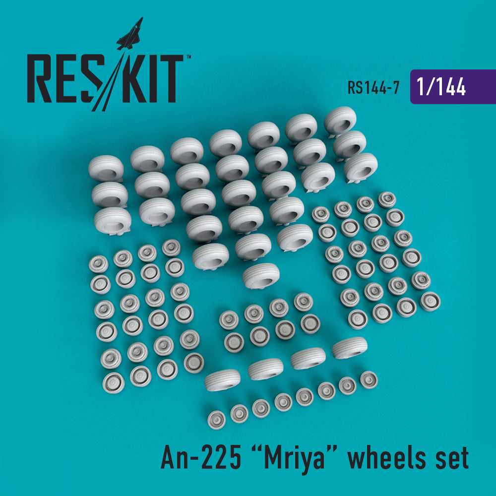 Antonov An-225 Mriya wheels set () (designed to be used with Revell and Zvezda kits) (ResKit sold out February 2026)