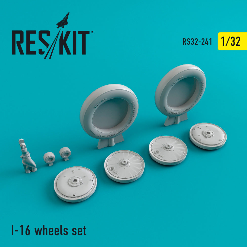 Polikarpov I-16 wheels set (designed to be used with ICM UA UK kits) (ResKit sold out May 2026)