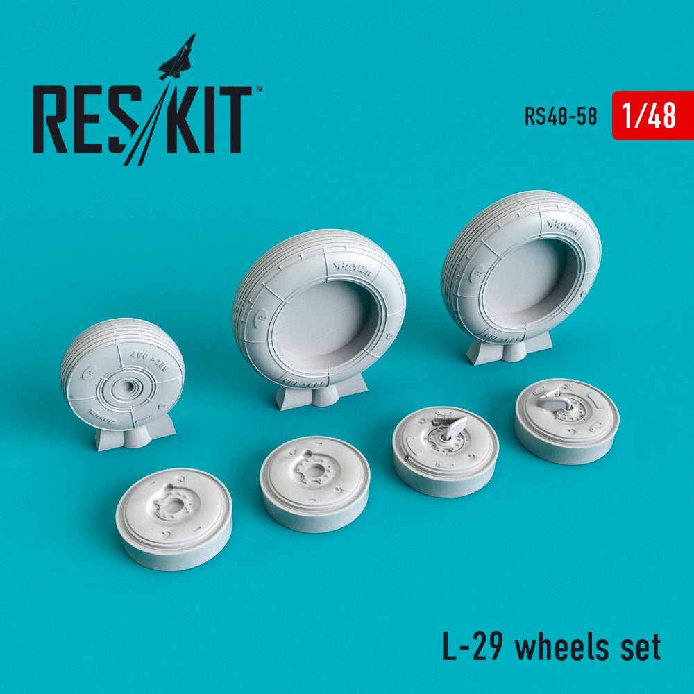 Aero L-29 'Delfin' wheel set (designed to be used with Avant Garde kits) (Reskit sold out October 2025]