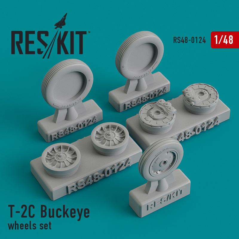 North-American T-2C Buckeye wheels set (designed to be used with Special Hobby kits) (ResKit sold out May 2026)