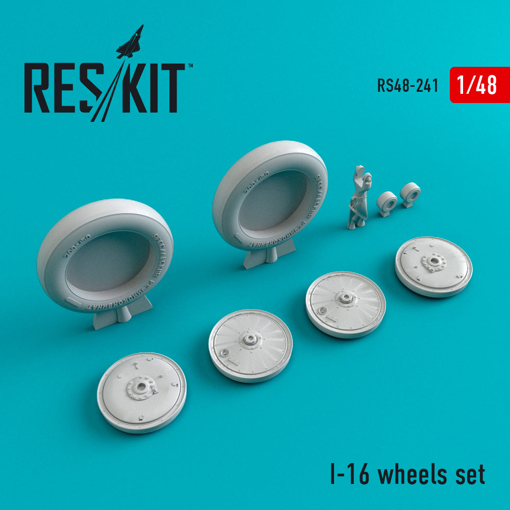 Polikarpov I-16 wheels set (designed to be used with Academy, Ark Models, Eduard and ICM UA UK kits) (ResKit sold out May 2026)