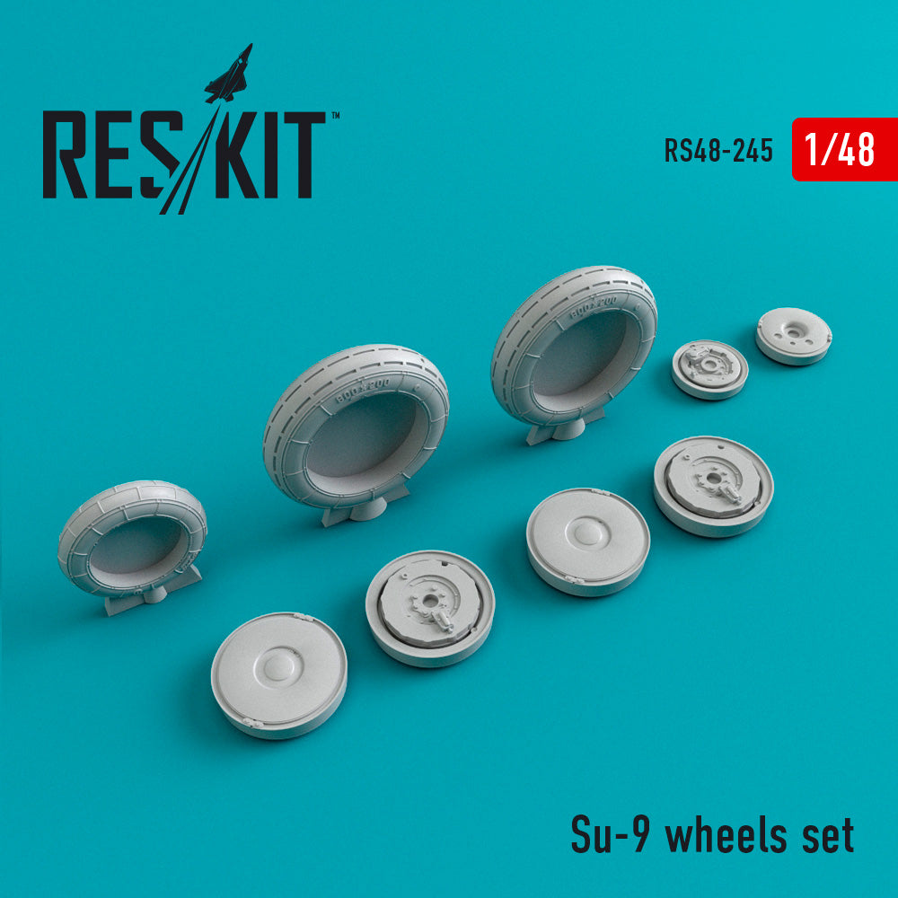 Sukhoi Su-9 wheels set (designed to be used with Trumpeter kits) (Reskit sold out October 2025]