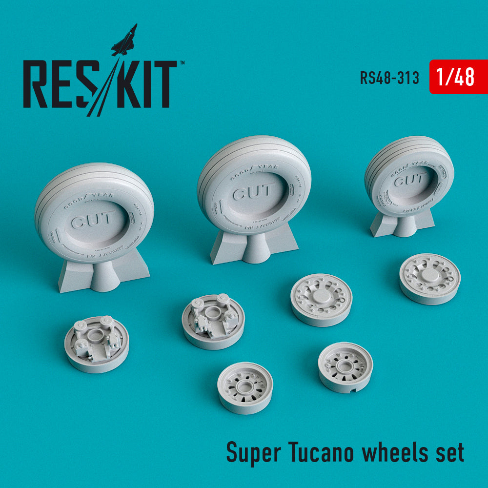 Super Tucano wheels set (designed to be used with Hobby Boss kits) (ResKit sold out May 2026)