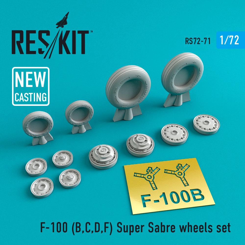 North-American F-100D/F-100F 'Super Sabre' (designed to be used with AMT, ESCI, Hasegawa, Italeri and Trumpeter kits) (ResKit sold out May 2026)