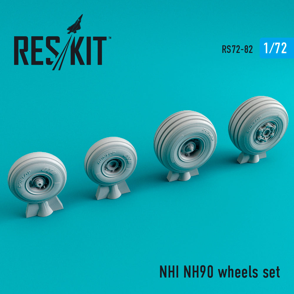 NH Industries NH-90 wheels set (designed to be used with Revell kits) (ResKit sold out February 2026)