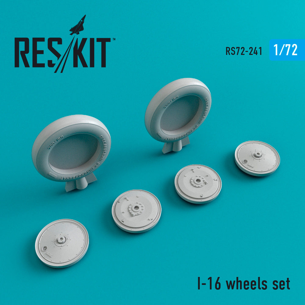 Polikarpov I-16 wheels set (designed to be used with A-model and ICM UA UK kits) (ResKit sold out February 2026)