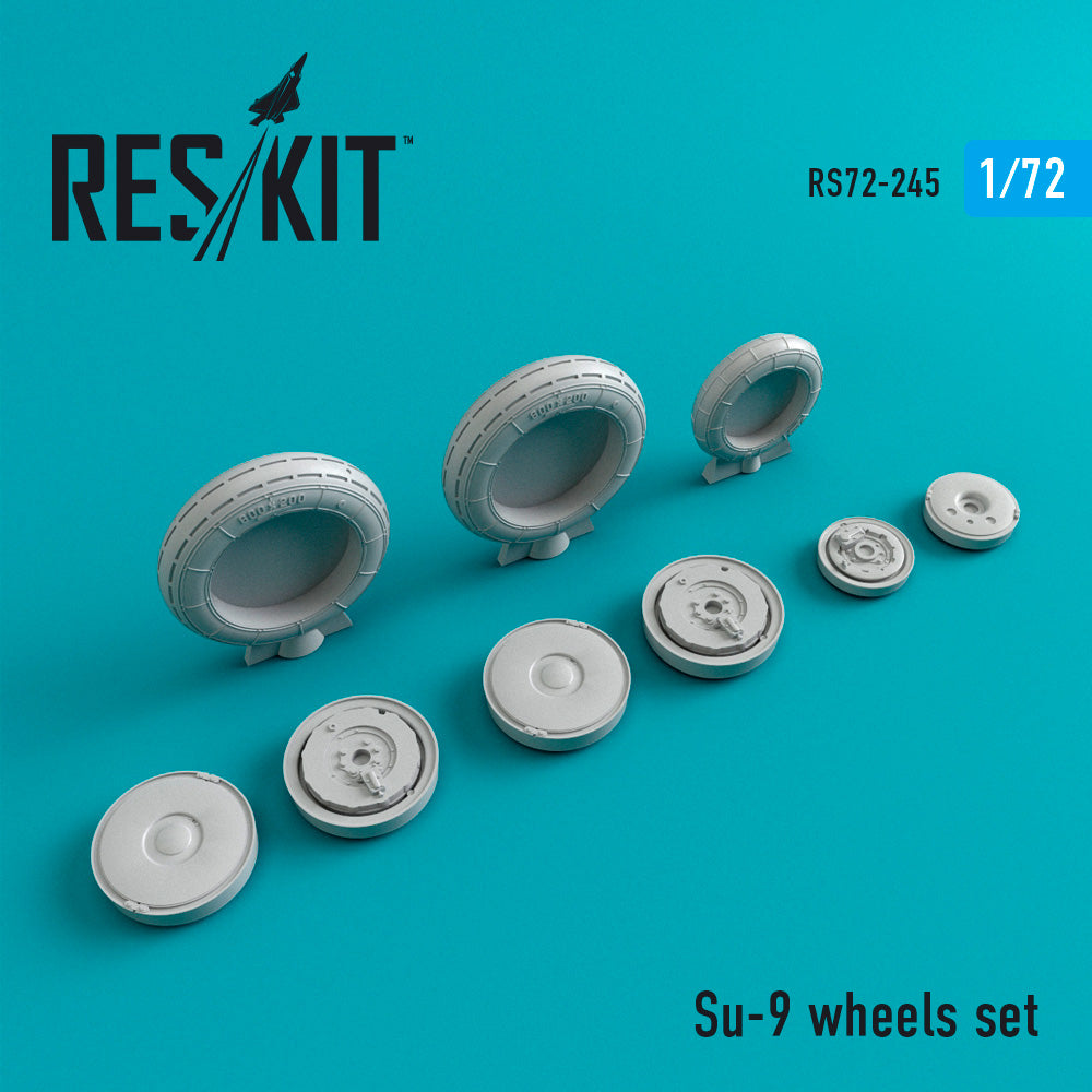 Sukhoi Su-9 wheels set	(designed to be used with A-Model kits) (ResKit sold out February 2026)