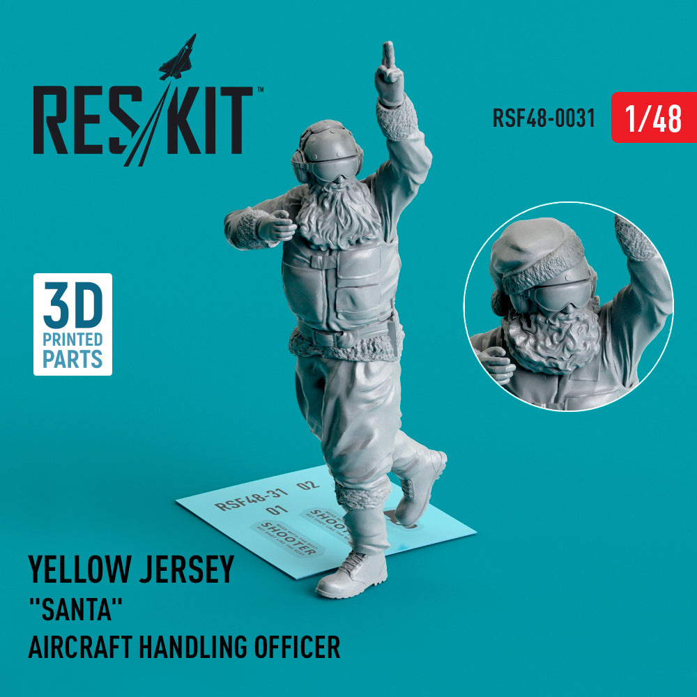Yellow jersey Santa Aircraft Handling Officer (1 pc) (3D-Printed) (1/48)