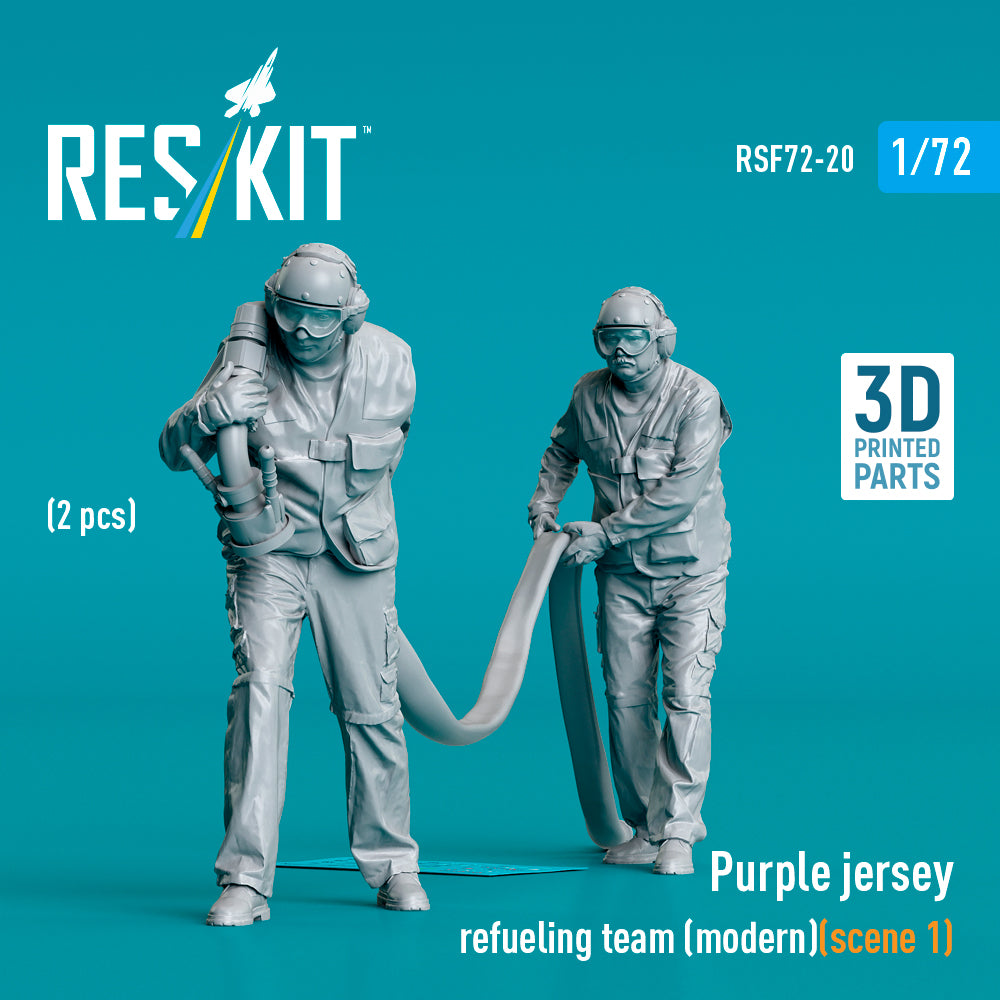 Purple jersey refueling team (modern) (scene 1) (2 pcs) (3D-Printed)