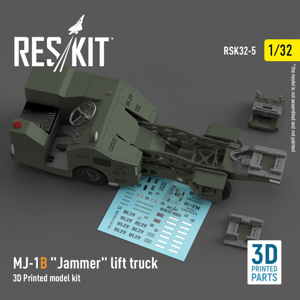 MJ-1B Jammer lift truck (3D-Printed model kit) (ResKit sold out February 2026)