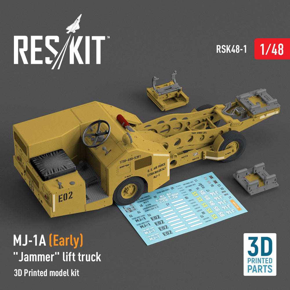 MJ-1A (Early) Jammer lift truck (3D-Printed model kit)
