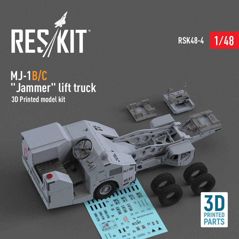 MJ-1B/C Jammer lift truck (3D-Printed model kit)