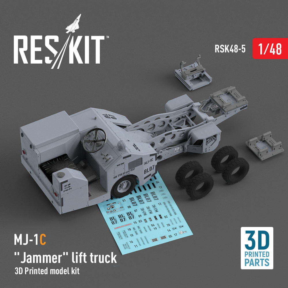 MJ-1C Jammer lift truck (3D-Printed model kit)