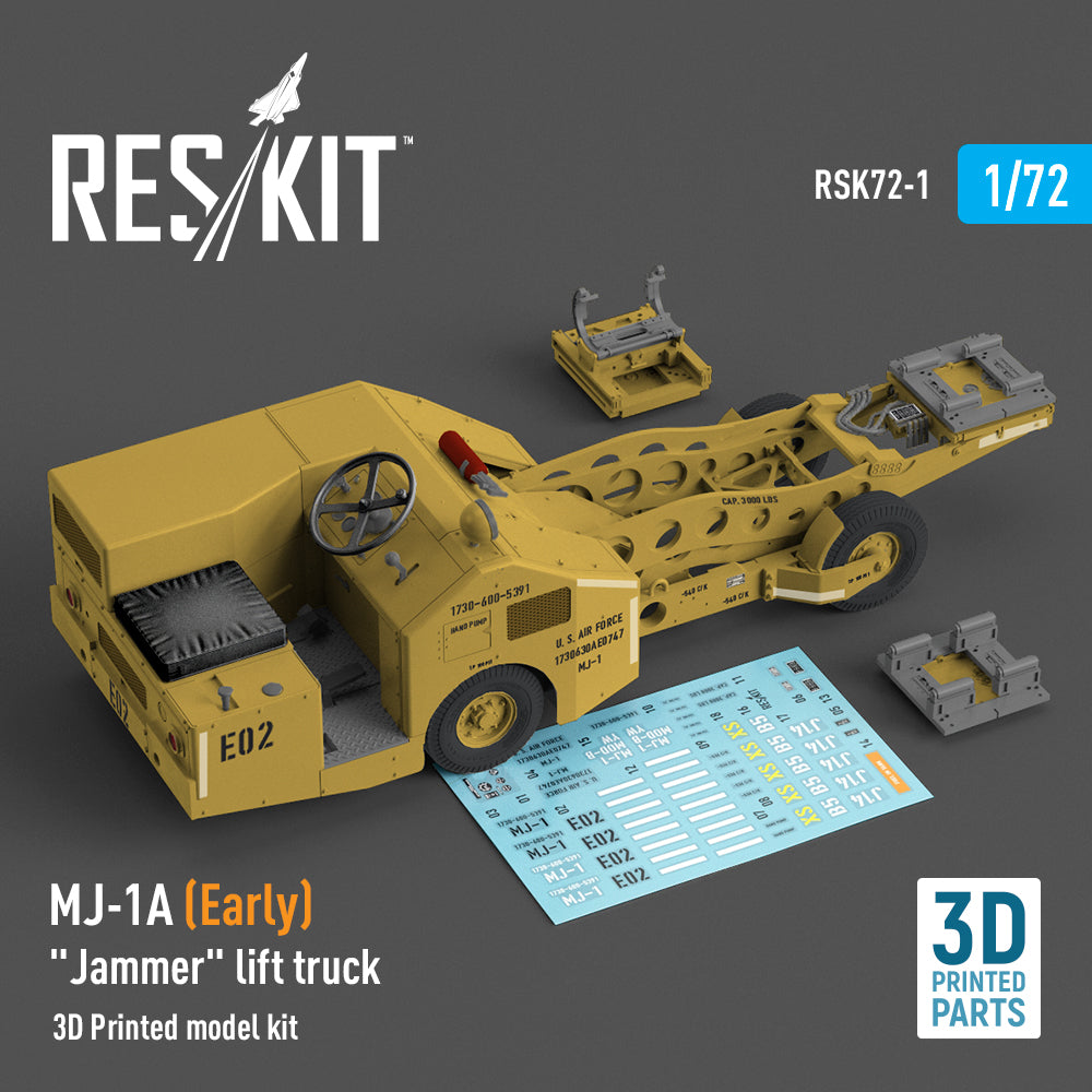 MJ-1A (Early) Jammer lift truck (3D-Printed model kit)