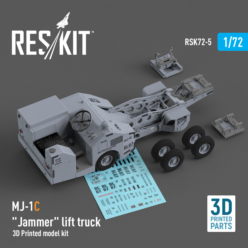 MJ-1C Jammer lift truck (3D-Printed model kit) (1/72) (ResKit sold out February 2026)