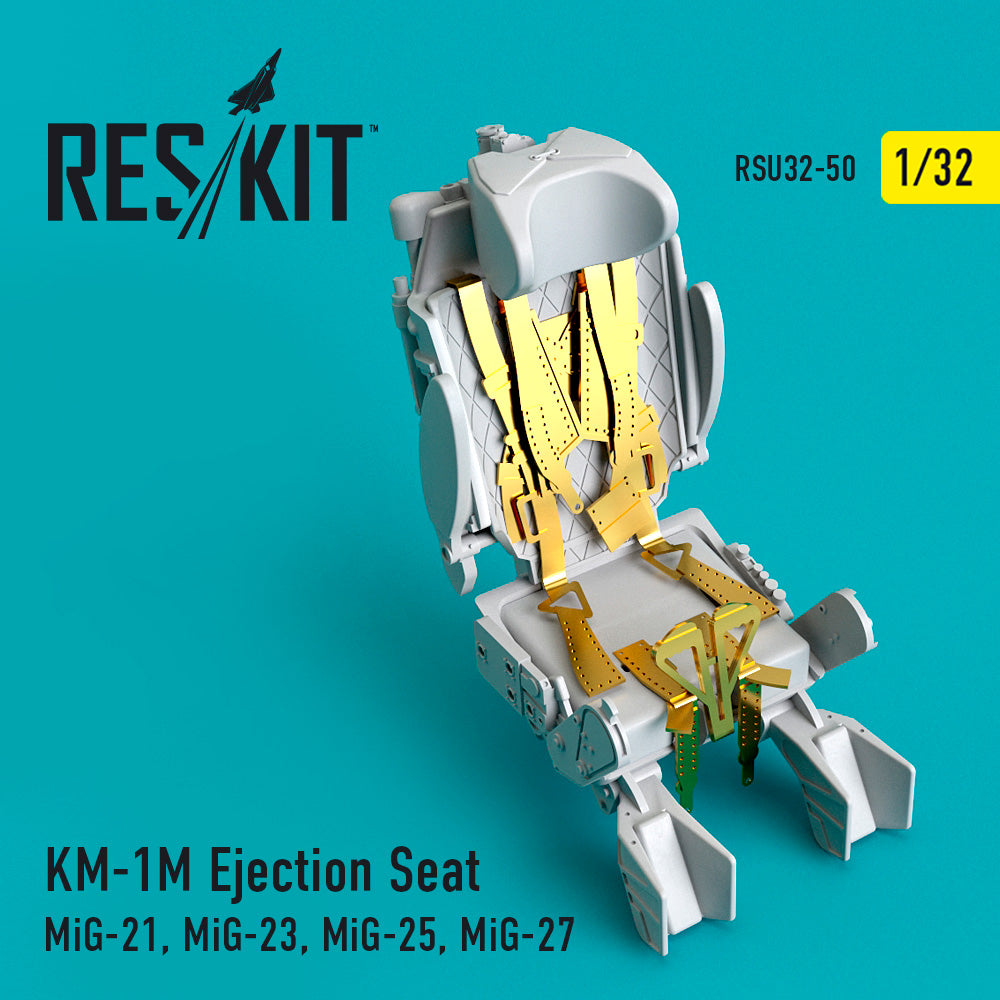 KM-1M ejection seat (Mikoyan MiG-21, Mikoyan MiG-23, Mikoyan MiG-25, Mikoyan MiG-27)	 (designed to be used with Trumpeter kits)(finished May 2024)