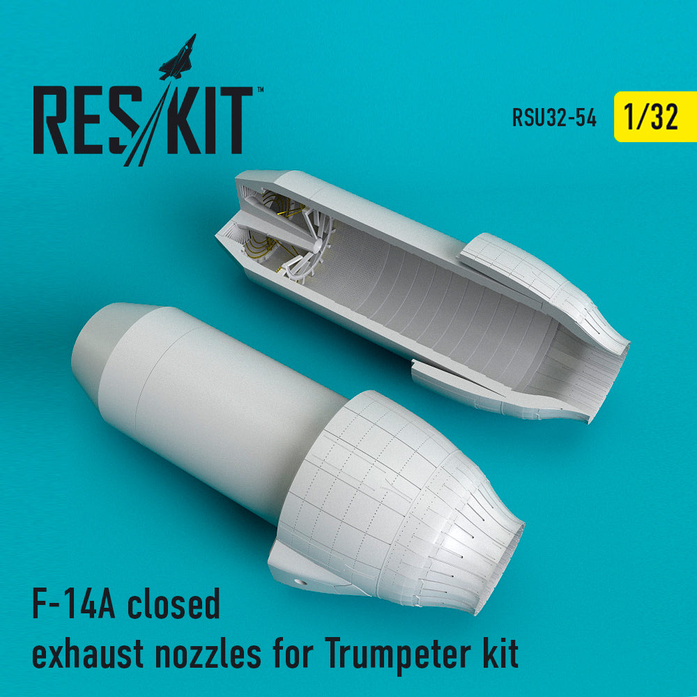 Grumman F-14A Tomcat closed exhaust nozzles for (designed to be used with Trumpeter kits) (discontinued August 2023)