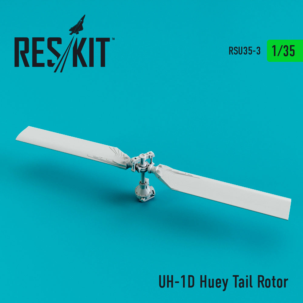 Bell UH-1D Huey Tail Rotor 	(designed to be used with Dragon, Kitty Hawk Models and Panda Models kits)(Reskit sold out July 2025)