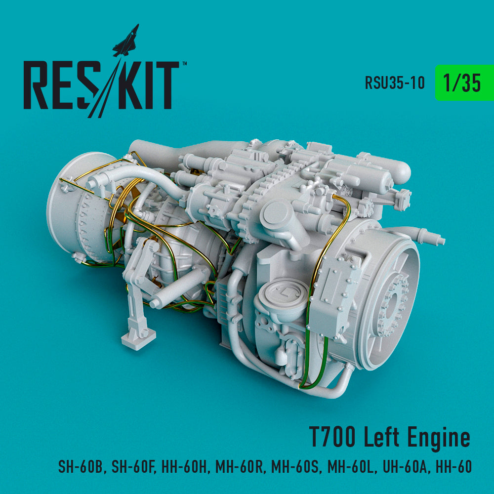 T700 Left Engine (Sikorsky SH-60B, SH-60F, HH-60H, MH-60R, MH-60S, MH-60L, UH-60A, HH-60) 